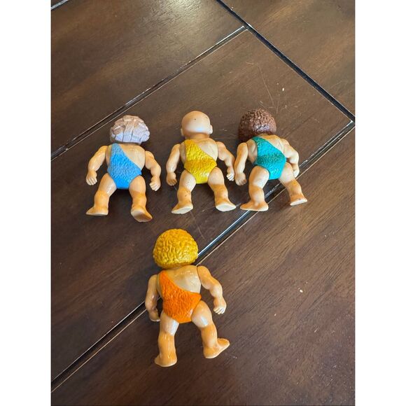 Vintage 1987 Playskool definitely dinosaurs, baby caveman bundle of four - Picture 5 of 5